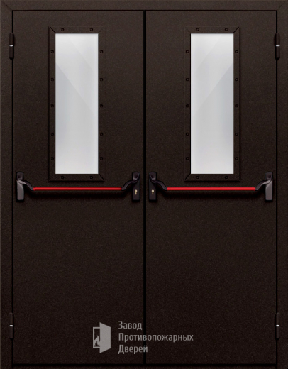 Фото двери «Двупольная со стеклом и антипаникой №610» в Ликино-Дулёво