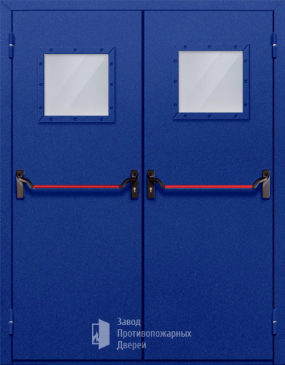 Фото двери «Двупольная со стеклом и антипаникой №53» в Ликино-Дулёво