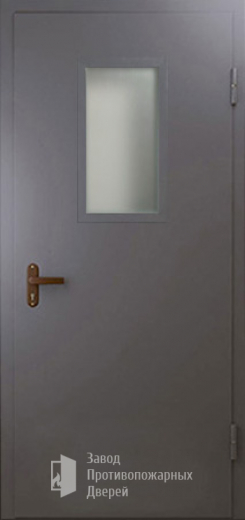 Фото двери «Техническая дверь №4 однопольная со стеклопакетом» в Ликино-Дулёво