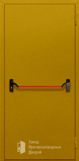 Фото двери «Однопольная глухая с антипаникой №45» в Ликино-Дулёво