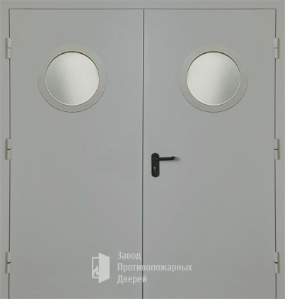 Фото двери «Двупольная с круглым стеклом EI-30» в Ликино-Дулёво