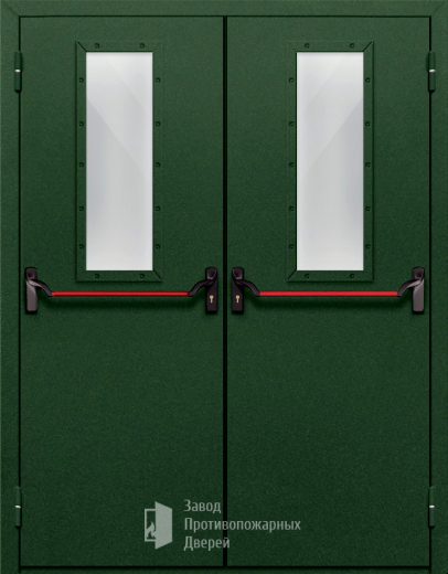 Фото двери «Двупольная со стеклом и антипаникой №69» в Ликино-Дулёво