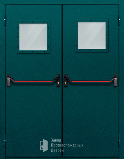 Фото двери «Двупольная со стеклом и антипаникой №56» в Ликино-Дулёво