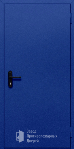 Фото двери «Однопольная глухая (синяя)» в Ликино-Дулёво