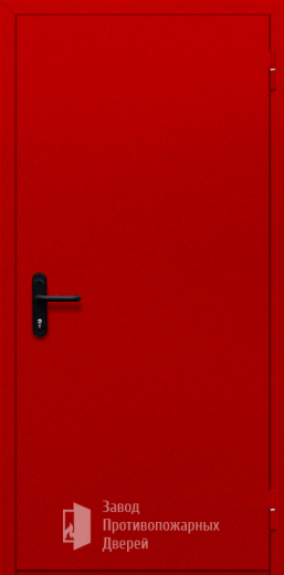 Фото двери «Однопольная глухая (красная)» в Ликино-Дулёво