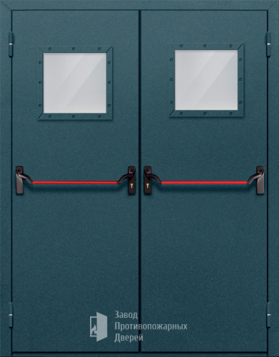 Фото двери «Двупольная со стеклом и антипаникой №57» в Ликино-Дулёво