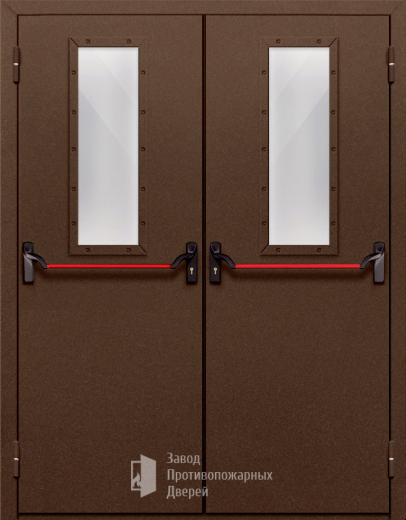 Фото двери «Двупольная со стеклом и антипаникой №68» в Ликино-Дулёво
