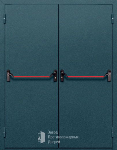 Фото двери «Двупольная глухая с антипаникой №17» в Ликино-Дулёво