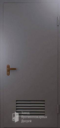 Фото двери «Техническая дверь №3 однопольная с вентиляционной решеткой» в Ликино-Дулёво