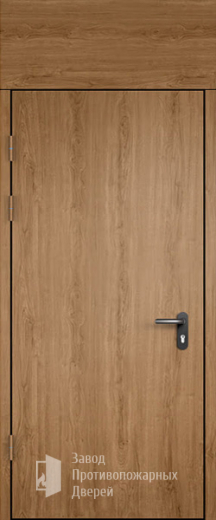 Фото двери «МДФ однопольная с фрамугой №28» в Ликино-Дулёво