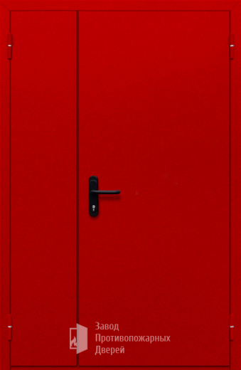 Фото двери «Полуторная глухая (красная)» в Ликино-Дулёво