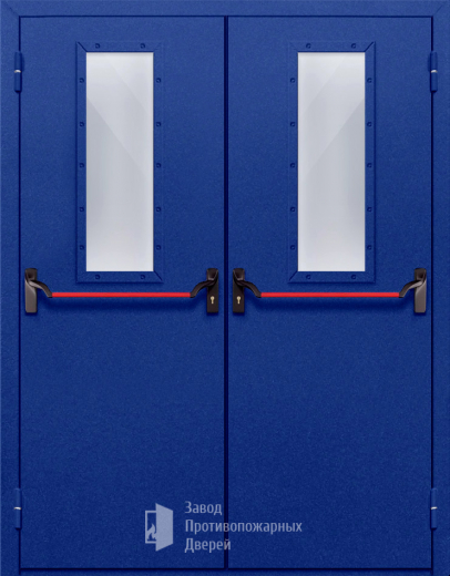 Фото двери «Двупольная со стеклом и антипаникой №63» в Ликино-Дулёво
