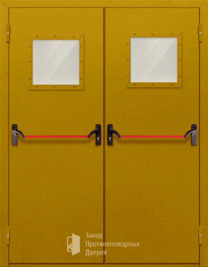 Фото двери «Двупольная со стеклом и антипаникой №55» в Ликино-Дулёво