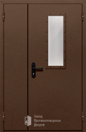 Фото двери «Полуторная со стеклом №28» в Ликино-Дулёво
