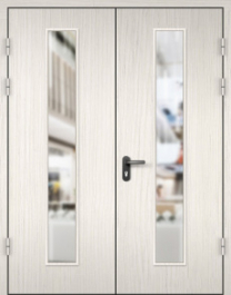 Фото двери «МДФ двупольная со стеклом №22» в Ликино-Дулёво