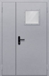 Фото двери «Полуторная со стеклопакетом» в Ликино-Дулёво