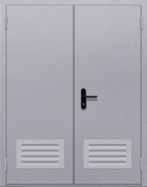 Фото двери «Двупольная с решеткой» в Ликино-Дулёво