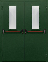 Фото двери «Двупольная со стеклом и антипаникой №69» в Ликино-Дулёво
